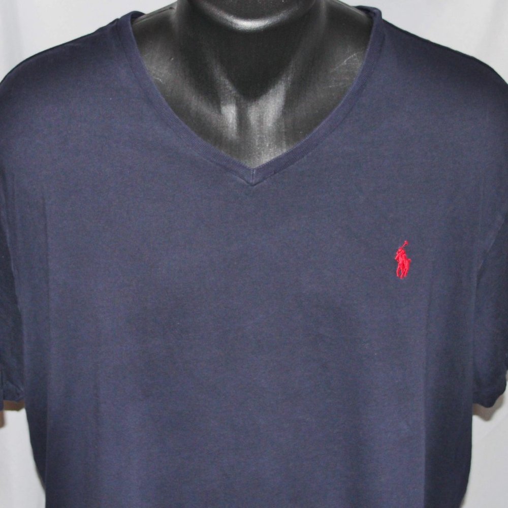 Ralph Lauren Polo Short Sleeve V-Neck, Navy